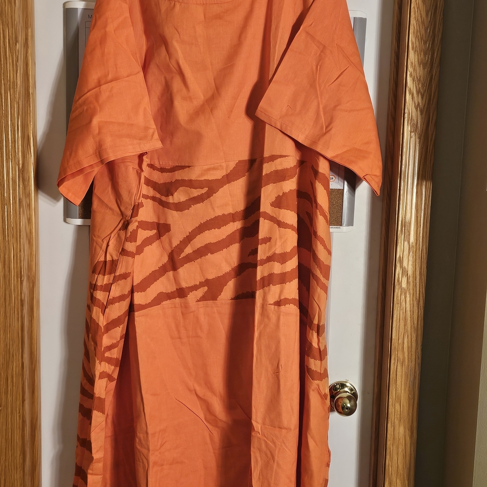 Ashley Stewart Vibrant Orange Kaftan